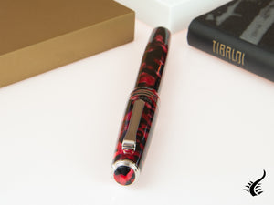 Tibaldi Nº60 Ruby Red Fountain Pen, Red, Palladium trim, N60-227-FP