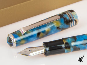 Tibaldi Nº60 Samarkand Blue Fountain Pen, Palladium trim, N60-681-FP