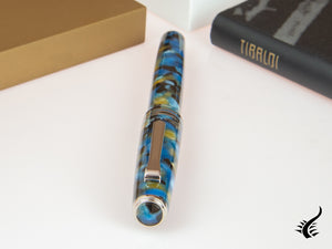 Tibaldi Nº60 Samarkand Blue Fountain Pen, Palladium trim, N60-681-FP