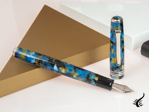 Tibaldi Nº60 Samarkand Blue Fountain Pen, Palladium trim, N60-681-FP