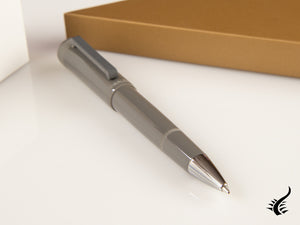 Stylo à bille Tibaldi Perfecta Grey Dèlavè, Résine, Gris, PFC-297-BP