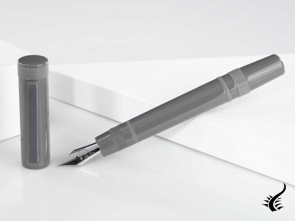 Tibaldi Perfecta Grey Dèlavè Fountain Pen, Resin, Grey, PFC-297-FP