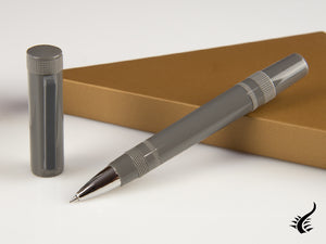 Tibaldi Perfecta Grey Dèlavè Rollerball pen, Resin, Grey, Palladium, PFC-297-RB