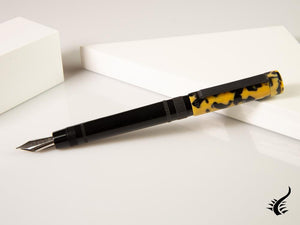 Tibaldi Perfecta LC Vinyl Yellow Fountain Pen, Resin, PFC-512-FP