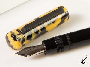 Tibaldi Perfecta LC Vinyl Yellow Fountain Pen, Resin, PFC-512-FP