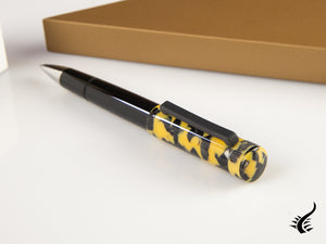 Tibaldi Perfecta LP Vinyl Yellow Ballpoint pen, Palladium trim, PFC-512-BP