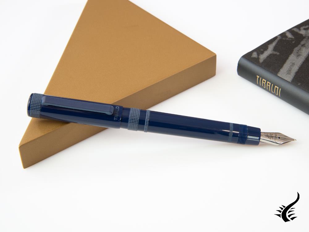 Tibaldi Perfecta Raw Denim Fountain Pen, Resin, Blue, PFC-248-FP