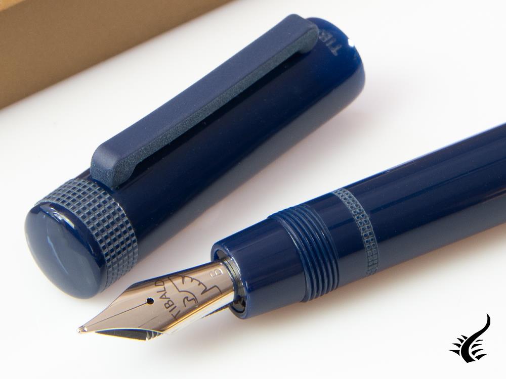 Tibaldi Perfecta Raw Denim Fountain Pen, Resin, Blue, PFC-248-FP