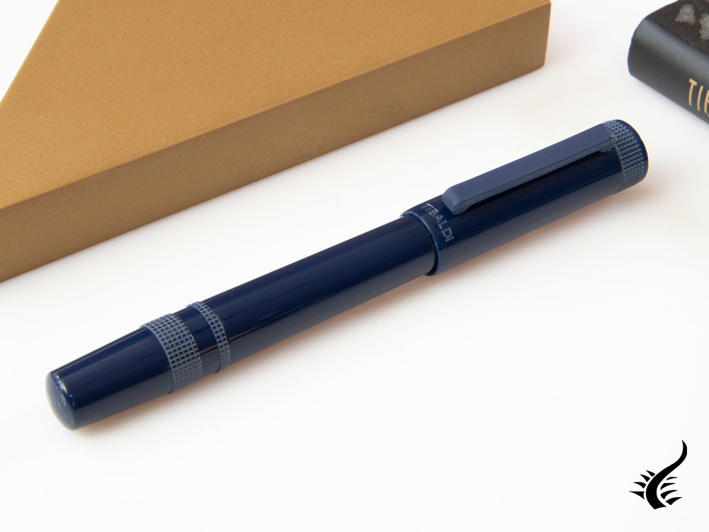 Tibaldi Perfecta Raw Denim Rollerball pen, Resin, Blue, Palladium, PFC-248-RB