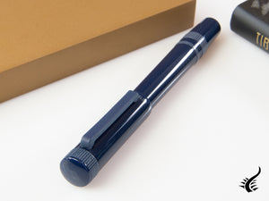 Tibaldi Perfecta Raw Denim Rollerball pen, Resin, Blue, Palladium, PFC-248-RB