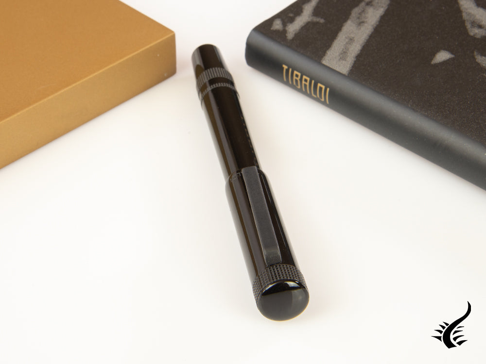 Tibaldi Perfecta Rich Black Rollerball pen, Resin, Palladium, PFC-237-RB