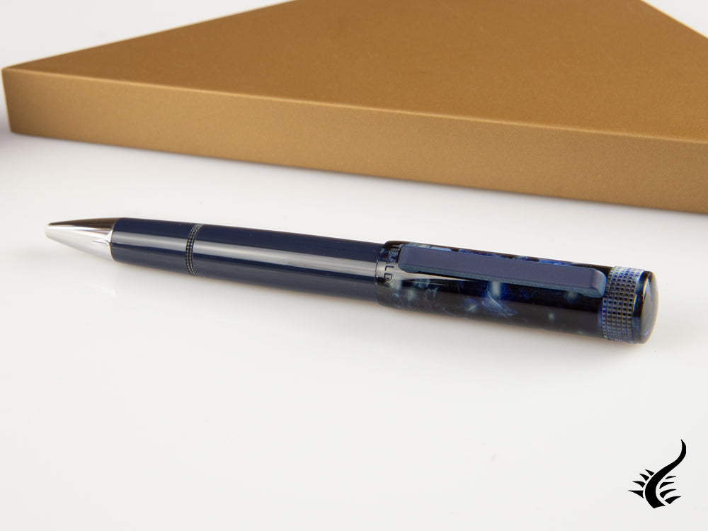 Tibaldi Perfecta Stonewash Blue Ballpoint pen, Resin, Blue, PFC-781-BP