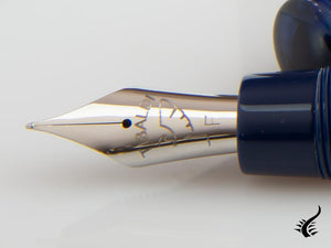 Stylo plume Tibaldi Perfecta Stonewash Blue, résine, bleu, PFC-781-FP