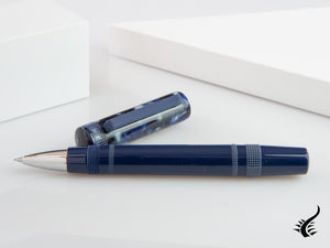 Tibaldi Perfecta Stonewash Blue Rollerball pen, Resin, Blue, PFC-781-RB