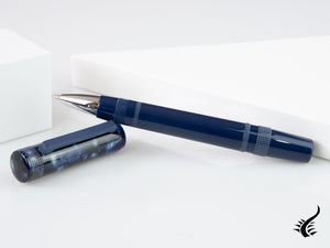 Tibaldi Perfecta Stonewash Blue Rollerball pen, Resin, Blue, PFC-781-RB