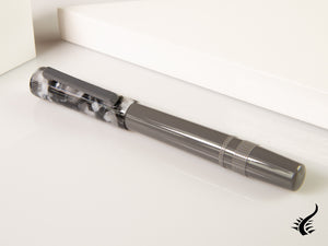 Tibaldi Perfecta Stonewash Grey Fountain Pen, Resin, Grey, PFC-780-FP