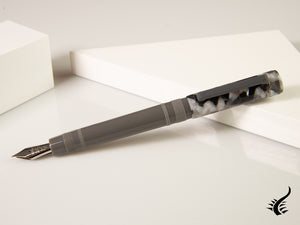 Tibaldi Perfecta Stonewash Grey Fountain Pen, Resin, Grey, PFC-780-FP