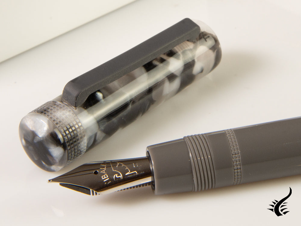 Tibaldi Perfecta Stonewash Grey Fountain Pen, Resin, Grey, PFC-780-FP