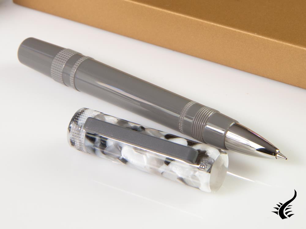 Tibaldi Perfecta Stonewash Grey Rollerball pen, Resin, Palladium, PFC-780-RB