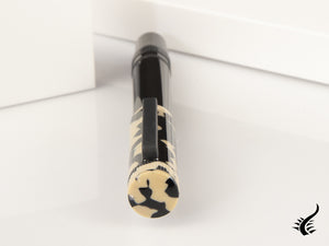 Tibaldi Perfecta Tortoise Beige Fountain Pen, Palladium trim, PFC-958-FP