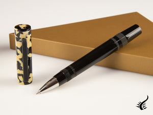 Tibaldi Perfecta Tortoise Beige Rollerball pen, Resin, Palladium, PFC-958-RB