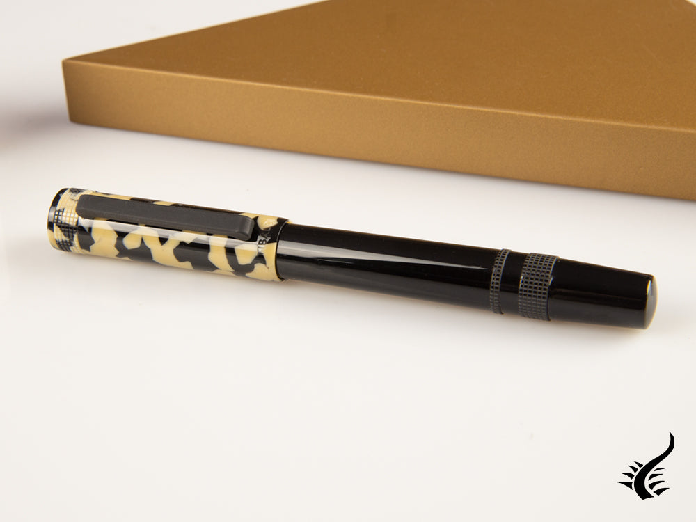 Tibaldi Perfecta Tortoise Beige Rollerball pen, Resin, Palladium, PFC-958-RB