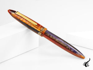 Tibaldi Seilan Bononia Fountain Pen, Purple, 18k Gold trim, BNN-107-FP