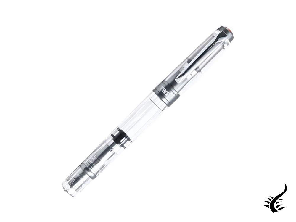 Twsbi Diamond 580 AL R Nickel Gray Fountain Pen, Transparent, M7447070