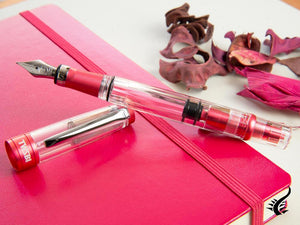 Stylo plume Twsbi Diamond 580ALR Punch Pink, transparent, M7447890