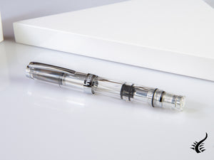 Stylo plume Twsbi Diamond Mini Clear, résine, métal, transparent