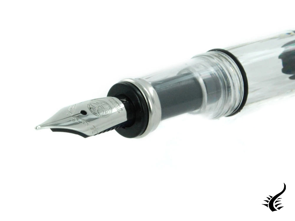 Twsbi Diamond Mini Clear Fountain Pen, Resin, Metal, Transparent