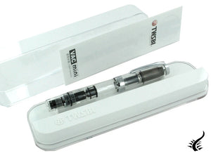 Twsbi Diamond Mini Clear Fountain Pen, Resin, Metal, Transparent