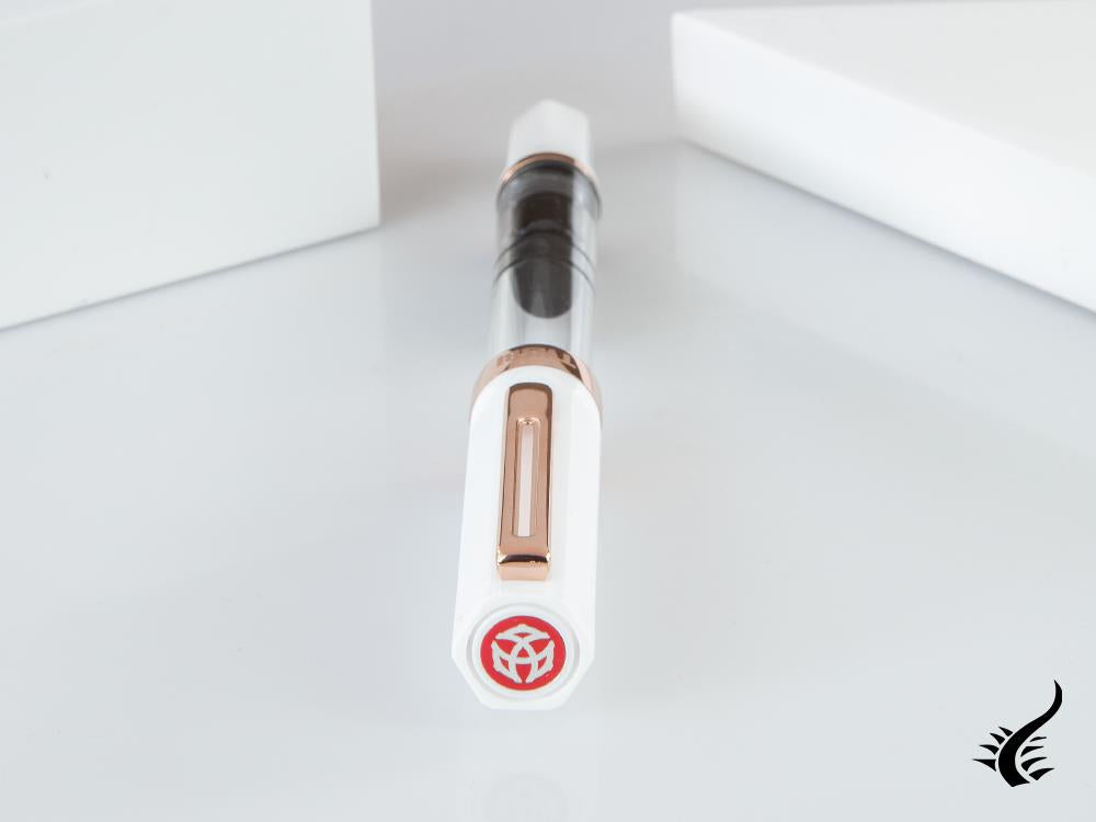 Stylo plume Twsbi Eco White Rose Gold, plastique, transparent, M7447720