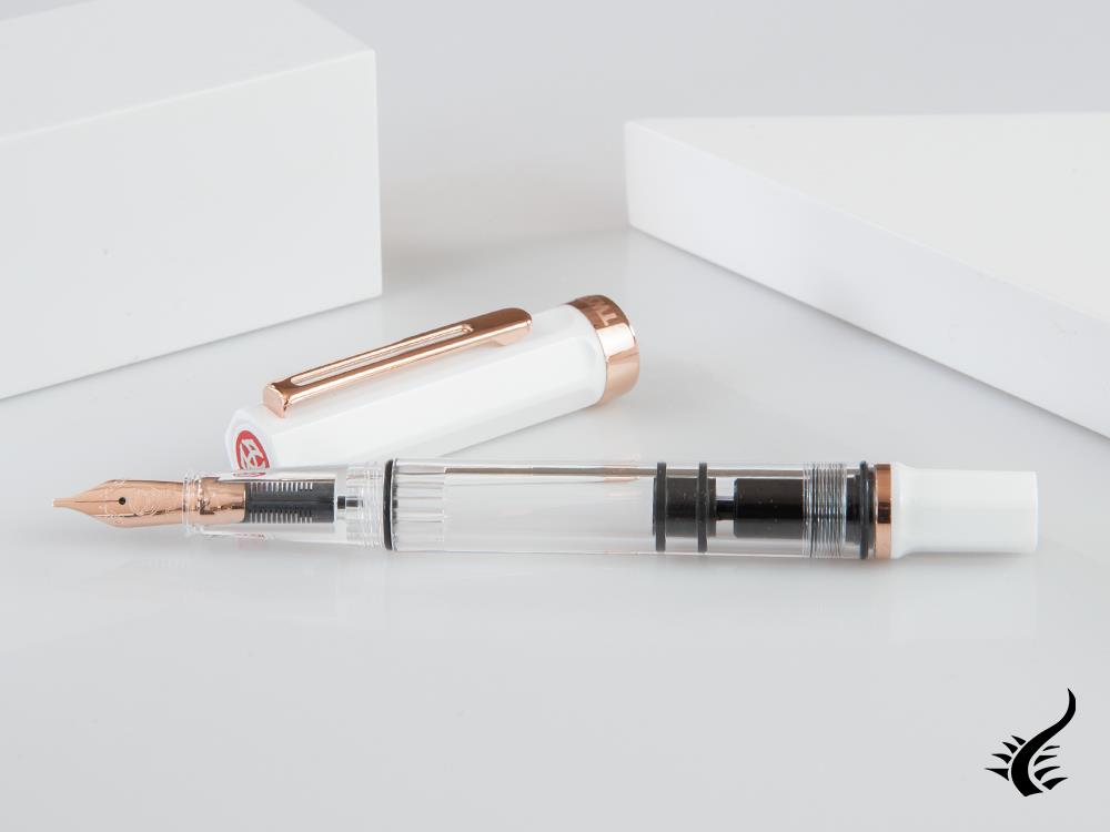 Stylo plume Twsbi Eco White Rose Gold, plastique, transparent, M7447720