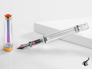 Stylo plume Twsbi VAC 700R Iris, résine, transparent, M7448150