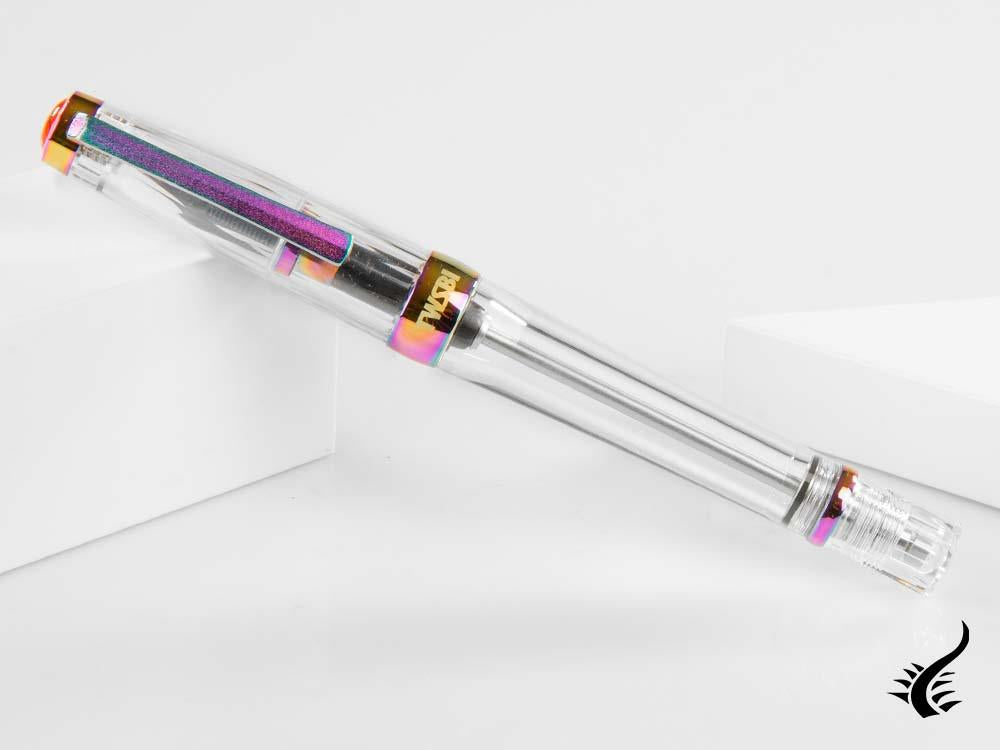 Stylo plume Twsbi VAC 700R Iris, résine, transparent, M7448150