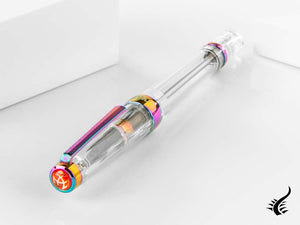 Twsbi VAC 700R Iris Fountain Pen, Resin, Transparent, M7448150