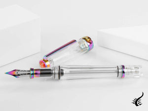 Twsbi VAC 700R Iris Fountain Pen, Resin, Transparent, M7448150