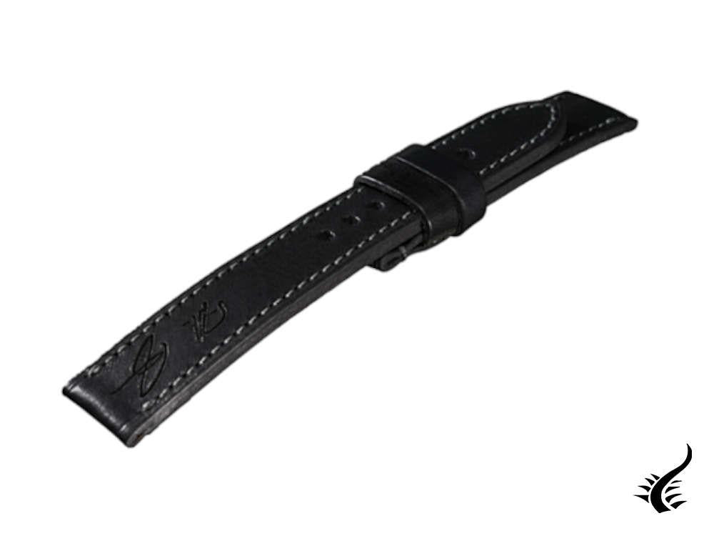 U-Boat Accesorios Strap, Calfskin Leather, Black, 22mm, 8277/Z