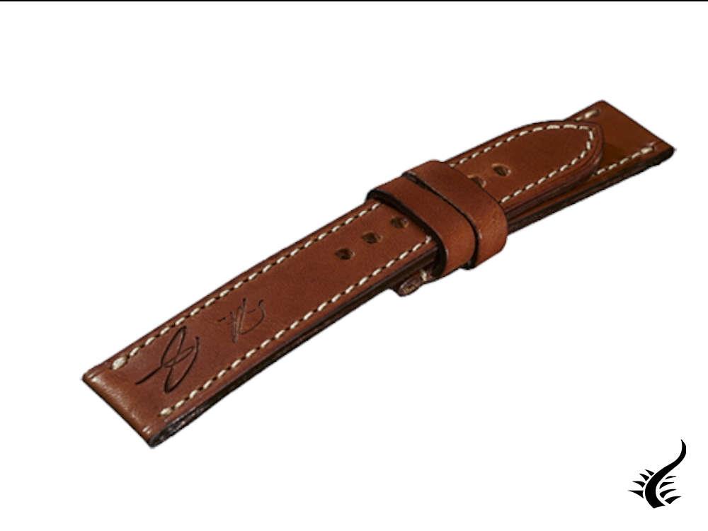 U-Boat Accesorios Strap, Calfskin Leather, Brown, 22mm, 8276/XL/Z