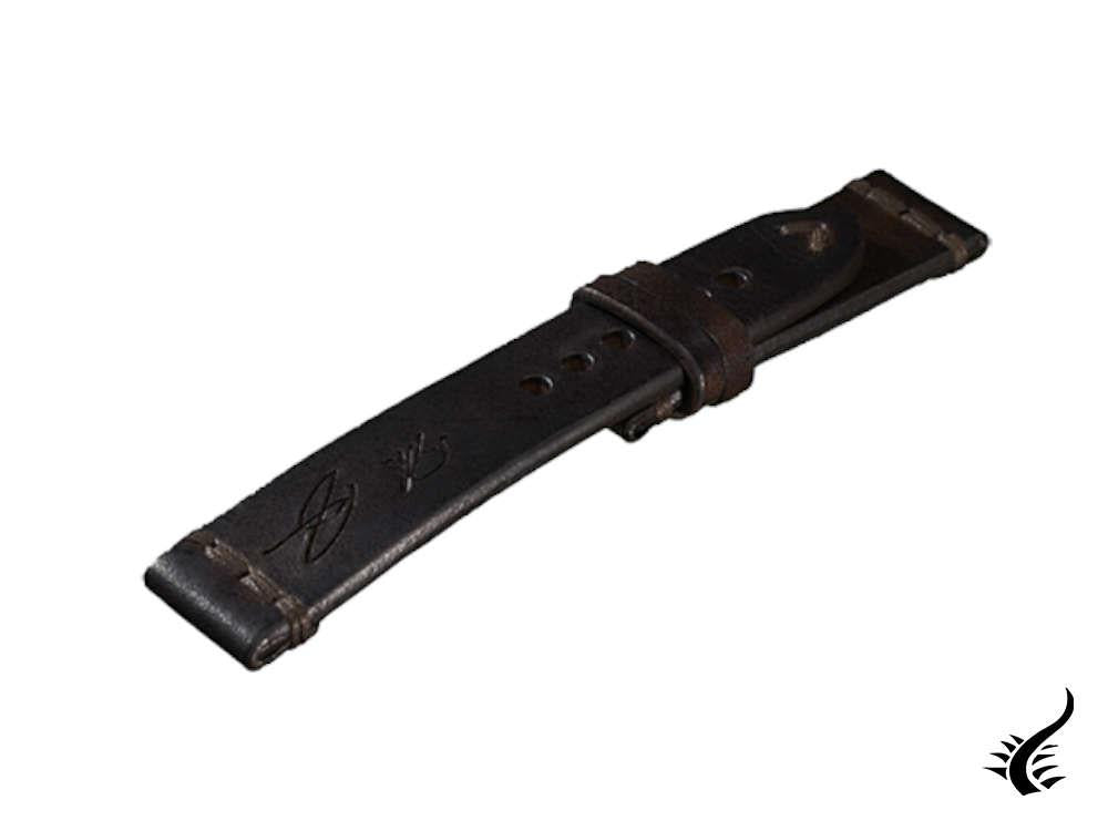 U-Boat Accesorios Strap, Calfskin Leather, Brown, 23mm., 7792/Z