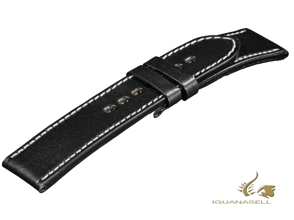 U-Boat Accesorios Strap, Leather, Cotton, Black, 20 mm., 831/Z