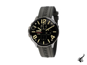 U-Boat Capsoil Chrono SS Quartz Watch, Black, 45 mm, 8111/C