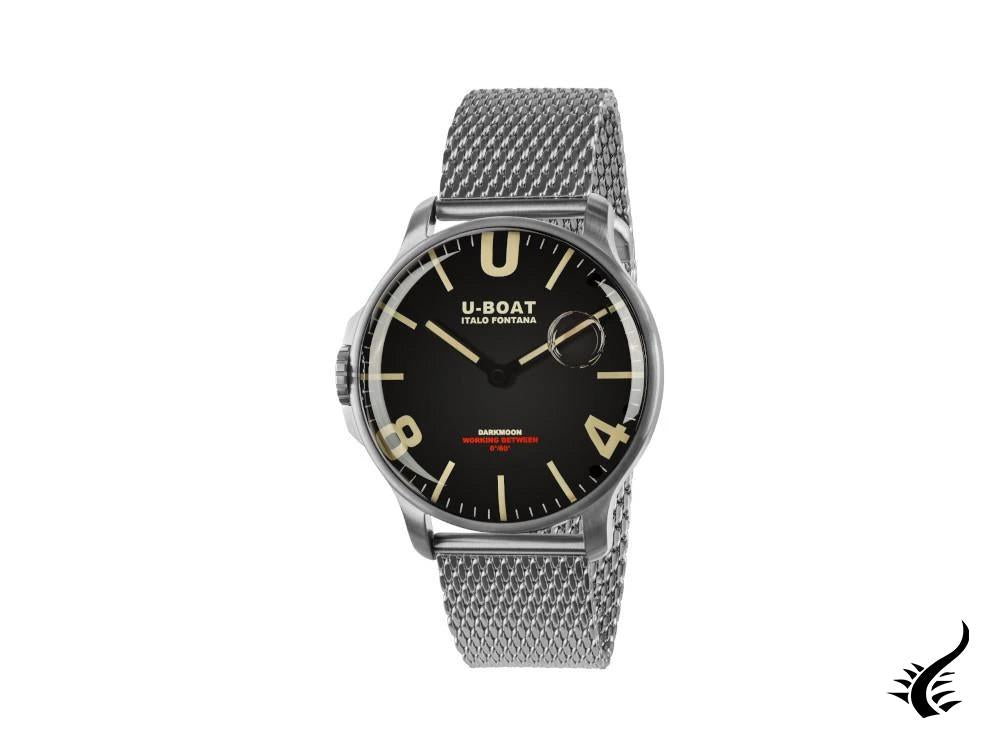 U-Boat Capsoil Darkmoon Quartz Watch, Black, 44 mm, 8463/A/MT