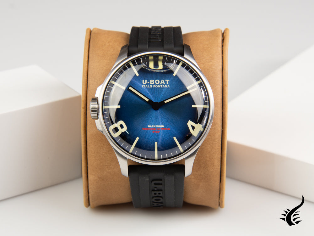 Montre à quartz SS bleu Capsoil Darkmoon Soleil de U-Boat, 44 mm, 8704