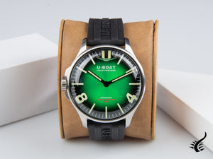 Montre à quartz SS Capsoil Darkmoon Soleil Green de U-Boat, 44 mm, 8702/B