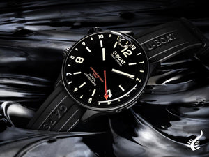 Montre à quartz DLC U-Boat Capsoil Doppiotempo, acier inoxydable 316L, 45 mm, 8770