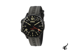 U-Boat Capsoil Doppiotempo DLC Quartz Watch, Stainless Steel 316L, 45 mm, 8770