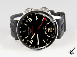 Montre à quartz U-Boat Capsoil Doppiotempo SS, acier inoxydable 316L, 45 mm, 8769