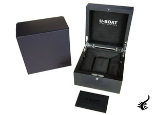 U-Boat Classico 38 Ladies Quartz Watch, 38mm, Black Mother of Pearl, 8482-UBT